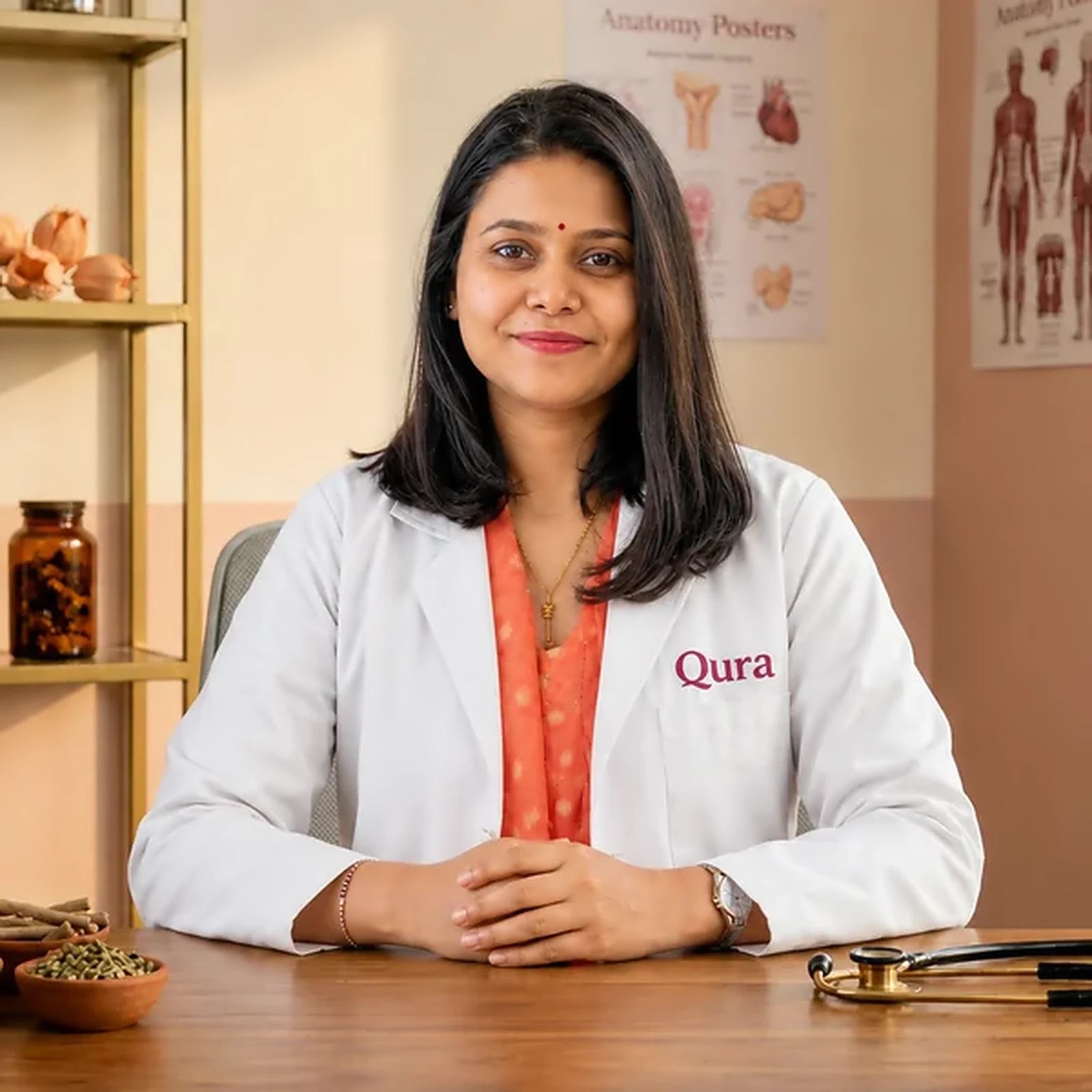Portrait of Dr. Megha Haldia, BAMS, Ayurveda fertility and gynaecological disorders, at Qura Nutrition